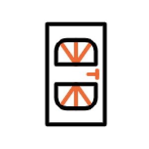 <h5>Wide Openings</h5>
<p>Covers broader spans than traditional sliders</p>
